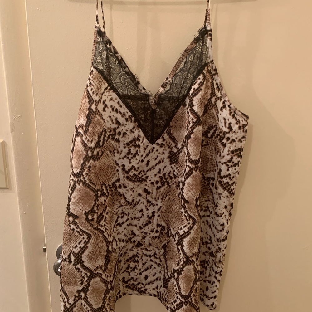 Snakeskin tank